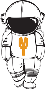 man in space suit
